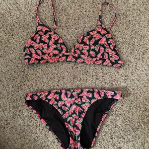 J Crew watermelon bikini